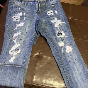 Torrid premium torn jeans.